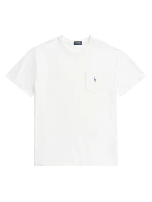 Cotton-Blend Crewneck T-Shirt