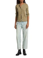 Wide-Leg Ankle-Crop Jeans