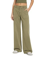 Baker Wide-Leg Cotton Pants