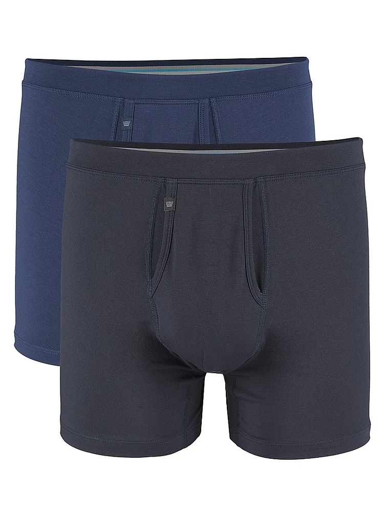 2-Pack SILVER HD Boxer Brief Set