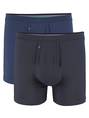 2-Pack SILVER HD Boxer Brief Set