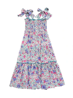 Little Girl's & Girl's Floral Maxi Dress