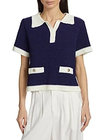Dane Boxy Knit Polo