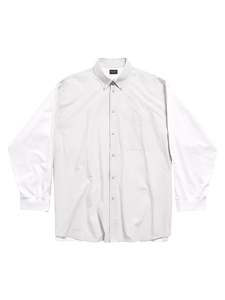 Oversized 3B Sports Icon Hybrid Shirt