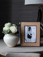 Faux Rattan Frame