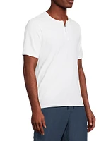 Garment-Dyed Cotton Henley