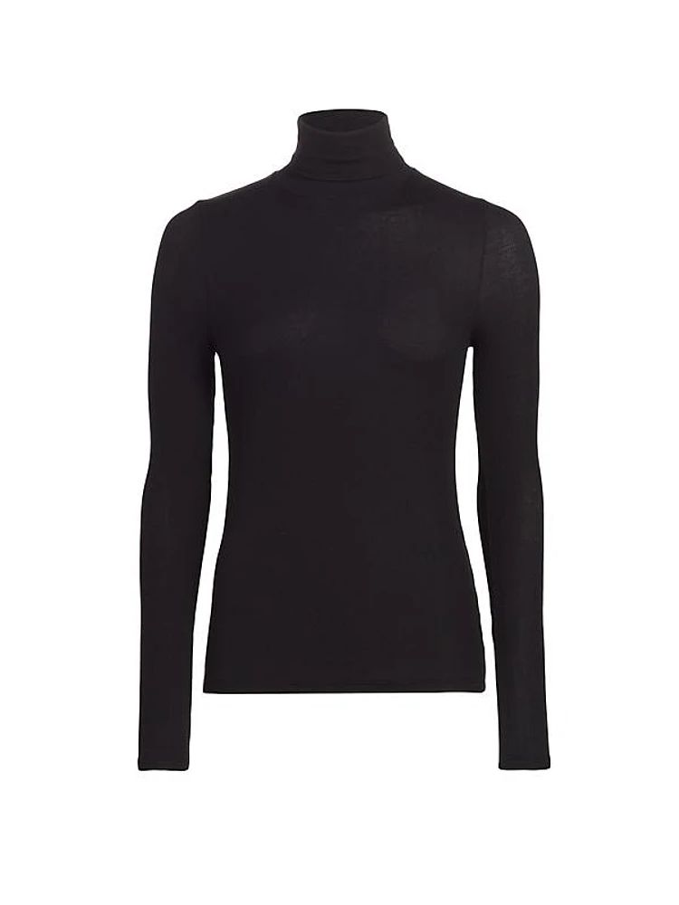 Rib-Knit Turtleneck