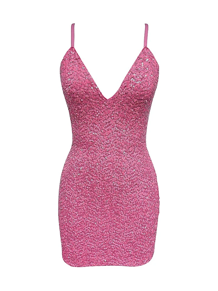 Kiernan Sequin-Embellished Minidress