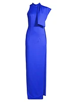 Eve Amira Draped Bow Gown