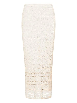 Calabria Crocheted Maxi Skirt