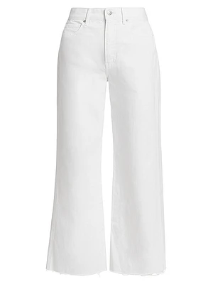 Taylor High-Rise Cropped Wide-Leg Jeans
