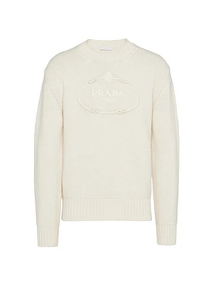 Wool and Cashmere Crew-Neck Sweater