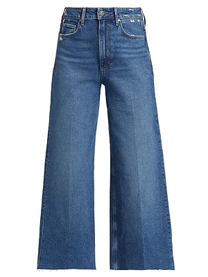 Anessa High-Rise Wide-Leg Crop Jeans