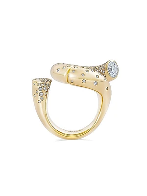 Oera 18K Yellow Gold & 1.66 TCW Diamond Loop Ring