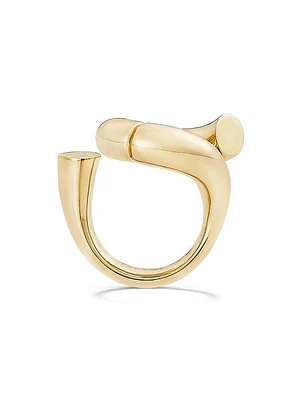 Oera 18K Yellow Gold Loop Ring