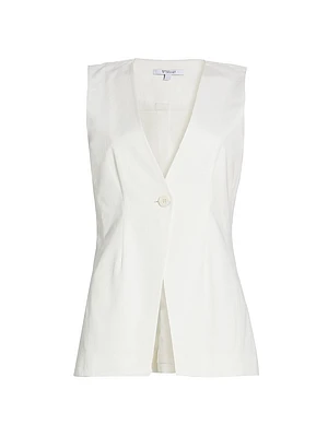 Francesca Cotton-Blend Vest Top