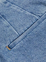 Lula Denim Pencil Midi-Skirt