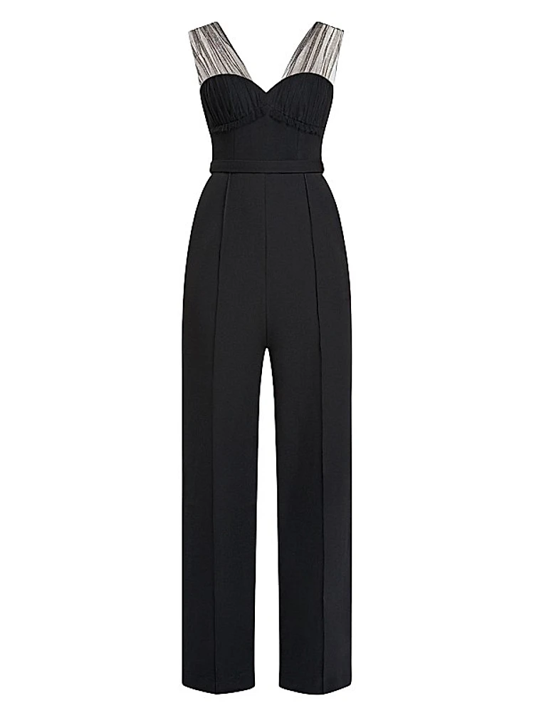 Tulle Bustier Top Jumpsuit