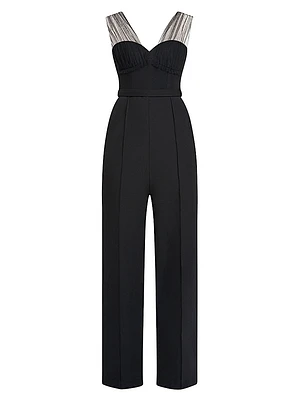 Tulle Bustier Top Jumpsuit