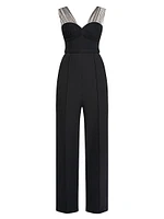 Tulle Bustier Top Jumpsuit