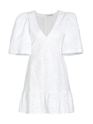 Mariana Eyelet Minidress