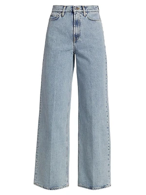 High-Rise Wide-Leg Jeans