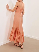 Harper U-Ring Halter Maxi Dress