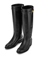 Medusa Leather Knee-High Boots
