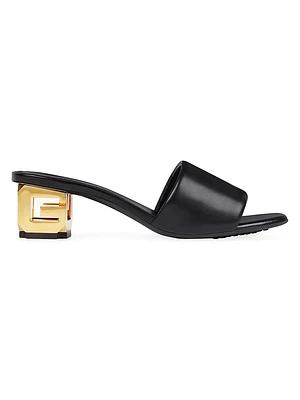 G Cube Mules Leather
