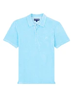 Cotton Terry Polo Shirt