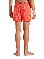 New Leopard Graphic Swim Trunks