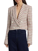 Kyle Cotton-Blend Tweed Jacket