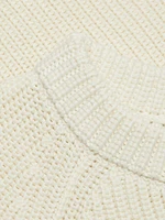 Oversized Cotton Fisherman Sweater