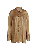 Trompe L'oeil Metallic Workwear Shirt
