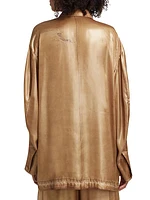 Trompe L'oeil Metallic Workwear Shirt