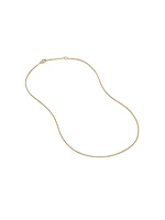 Box Chain Necklace 18K Yellow Gold