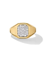 Streamline Signet Ring 18K Yellow Gold