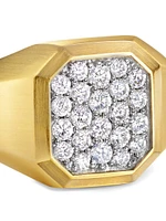 Streamline Signet Ring 18K Yellow Gold
