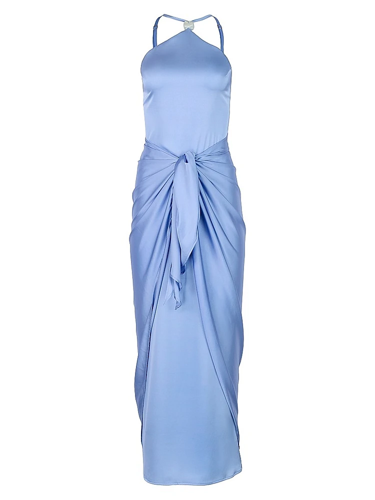 Selva Halter Cover-Up Dress