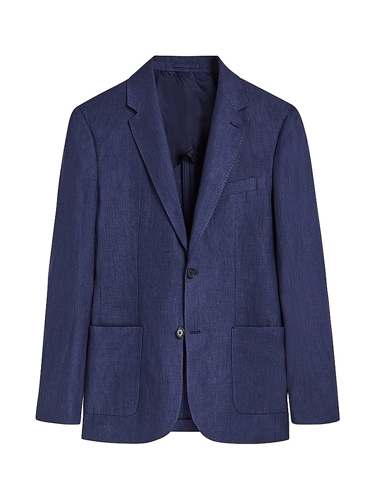 2-Button Linen Blazer