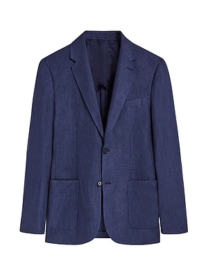 2-Button Linen Blazer