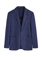 2-Button Linen Blazer