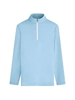 Long-Sleeve Quarter-Zip Top