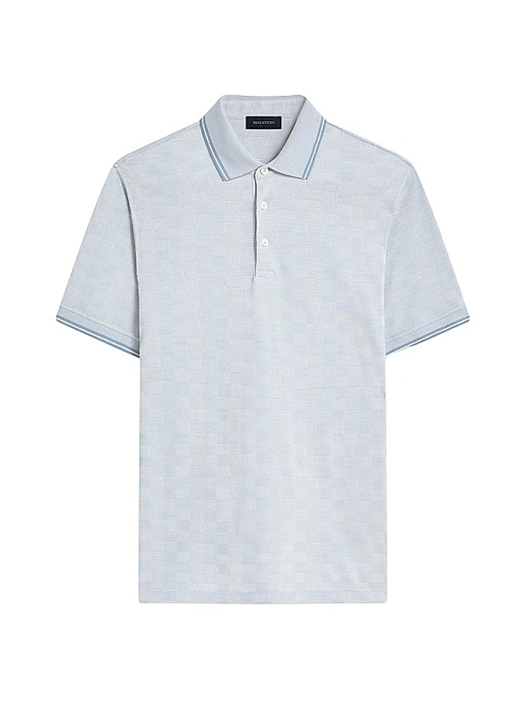 3-Button Cotton Polo Shirt