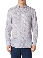 Julian Abstract Linen Shirt