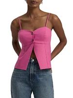 The Bea Linen-Blend Tank