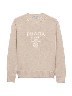 Cashmere and Wool Crew-Neck Sweater