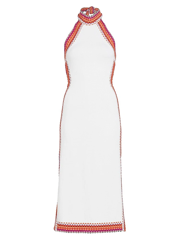 Zoey Knit Halter Midi-Dress