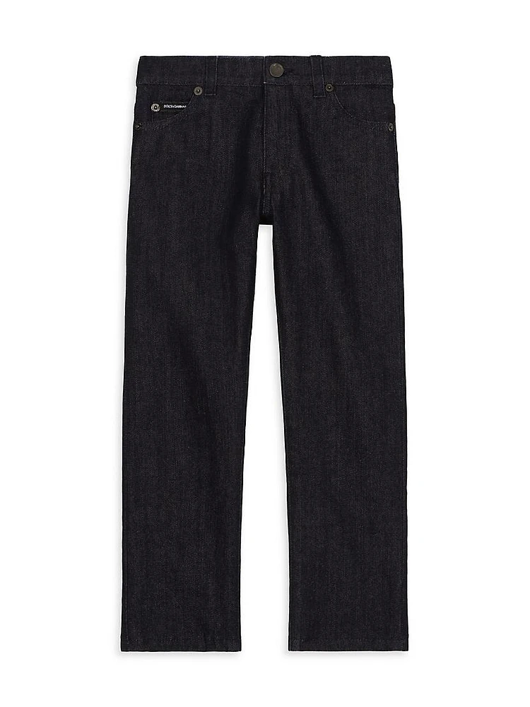 Little Boy's & Straight-Leg Jeans