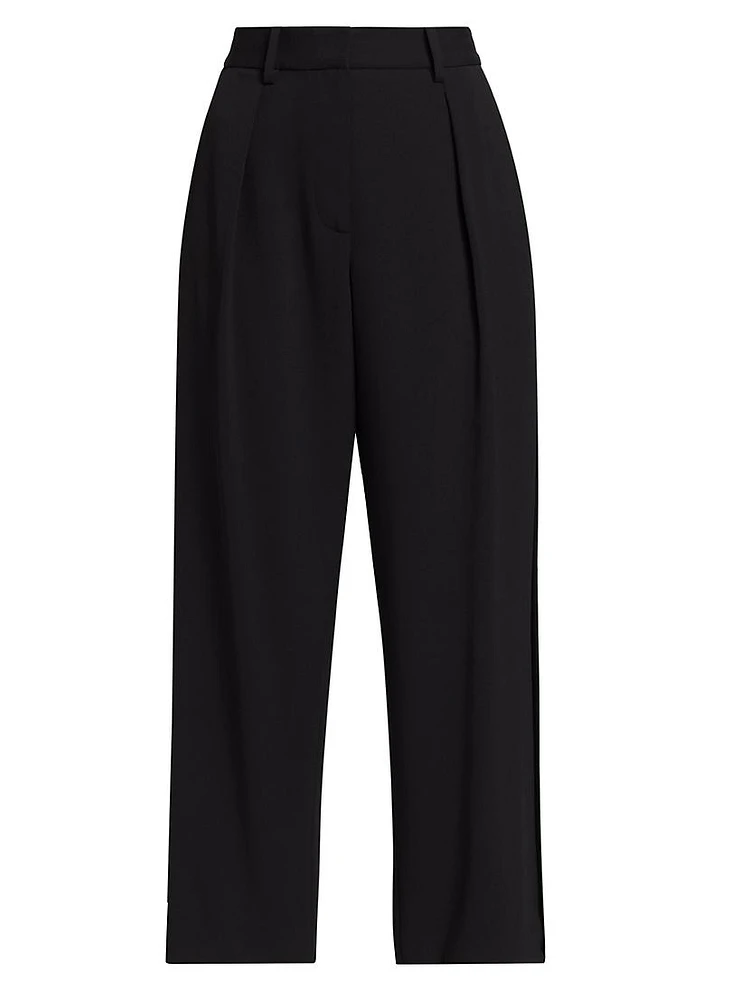Crêpe Carrot Pants